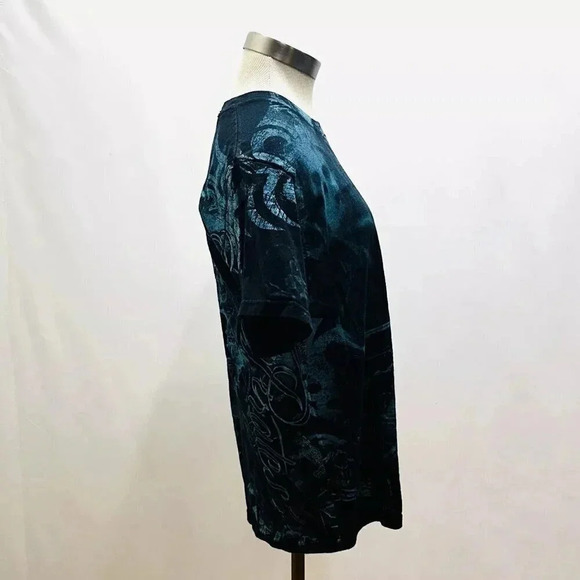 NAYAN CULTURE Men Short Sleeve Pullover Crew Neck 100% Cotton Tee Shirt Medium - Picture 3 of 8